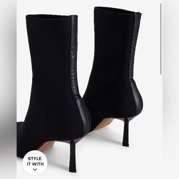 Black Sock Bootie - Picture 2 of 5